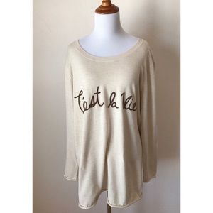 Loveriche C’est La Vie Oversize Sweater Pullover